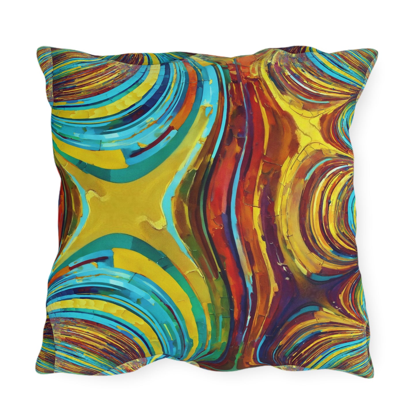Uzi Spiral Alpha 20" x 20" Outdoor Pillow