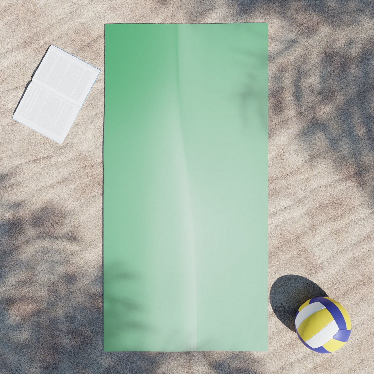 Mint Fade Beach Towel, 30" x 60"