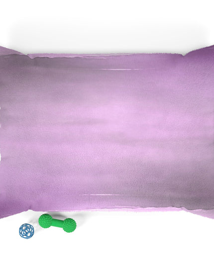 Dark Pink Sea Amethyst Fog 40" × 30" Pet Bed