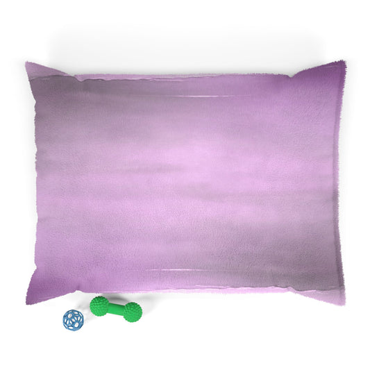 Dark Pink Sea Amethyst Fog 40" × 30" Pet Bed
