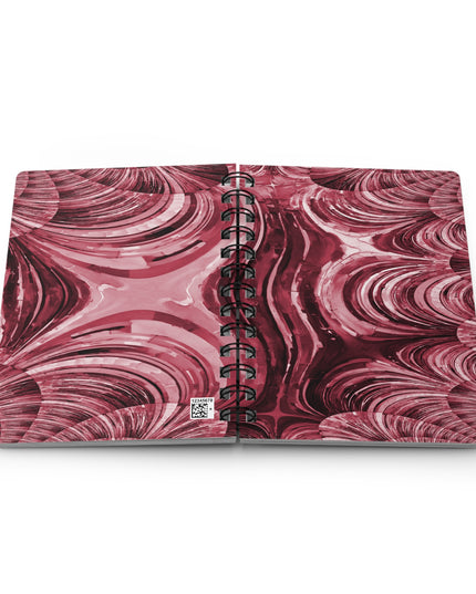 Uzi Spiral Ruby Bound Journal, 5" x 7" 150 pages