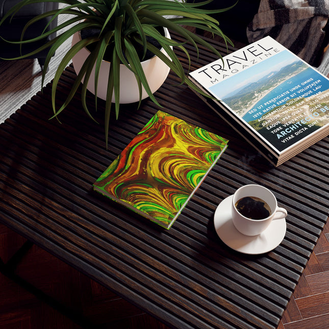 Uzi Spiral Beta 5.2" x 7.4" Hard Backed Journal with 128 blank pages