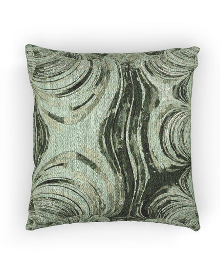 Uzi Spiral Mint Pastel Woven Pillow, 17" x 18"