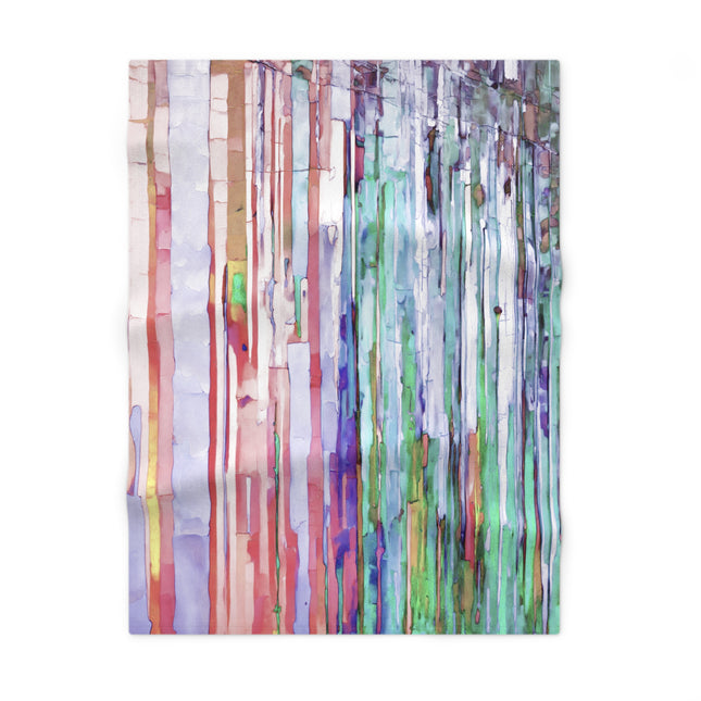 Striped Pastels Soft Fleece Baby Blanket, 30" x 40"