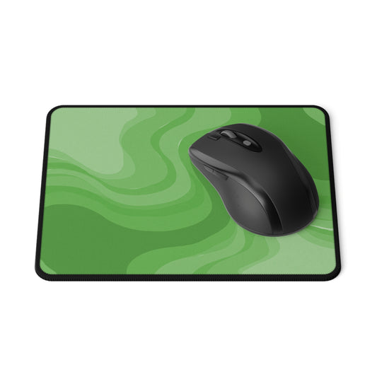 Greenie Meanie Wavey Non-Slip Gaming Mouse Pad, 9.5" X 8" Rectangle