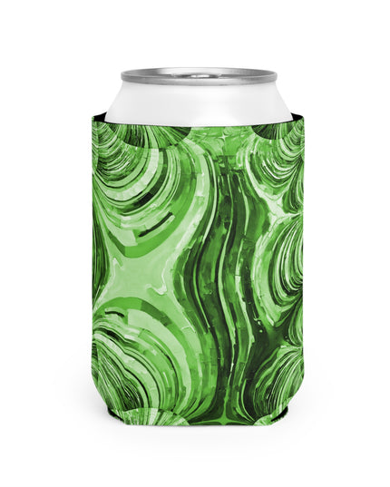 Uzi Spiral Mint Pastel 12 oz Can Cooler Sleeve