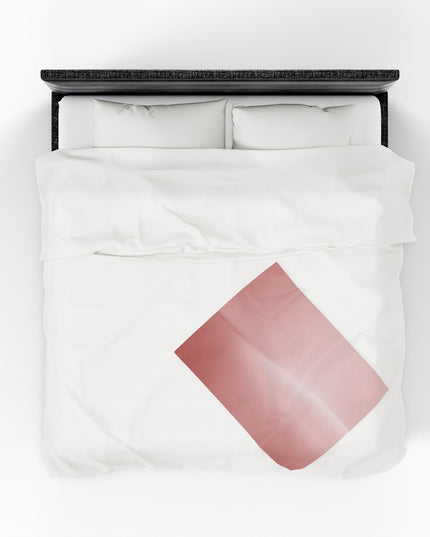 Rose Red Fade Velveteen Plush Blanket, 30" x 40"