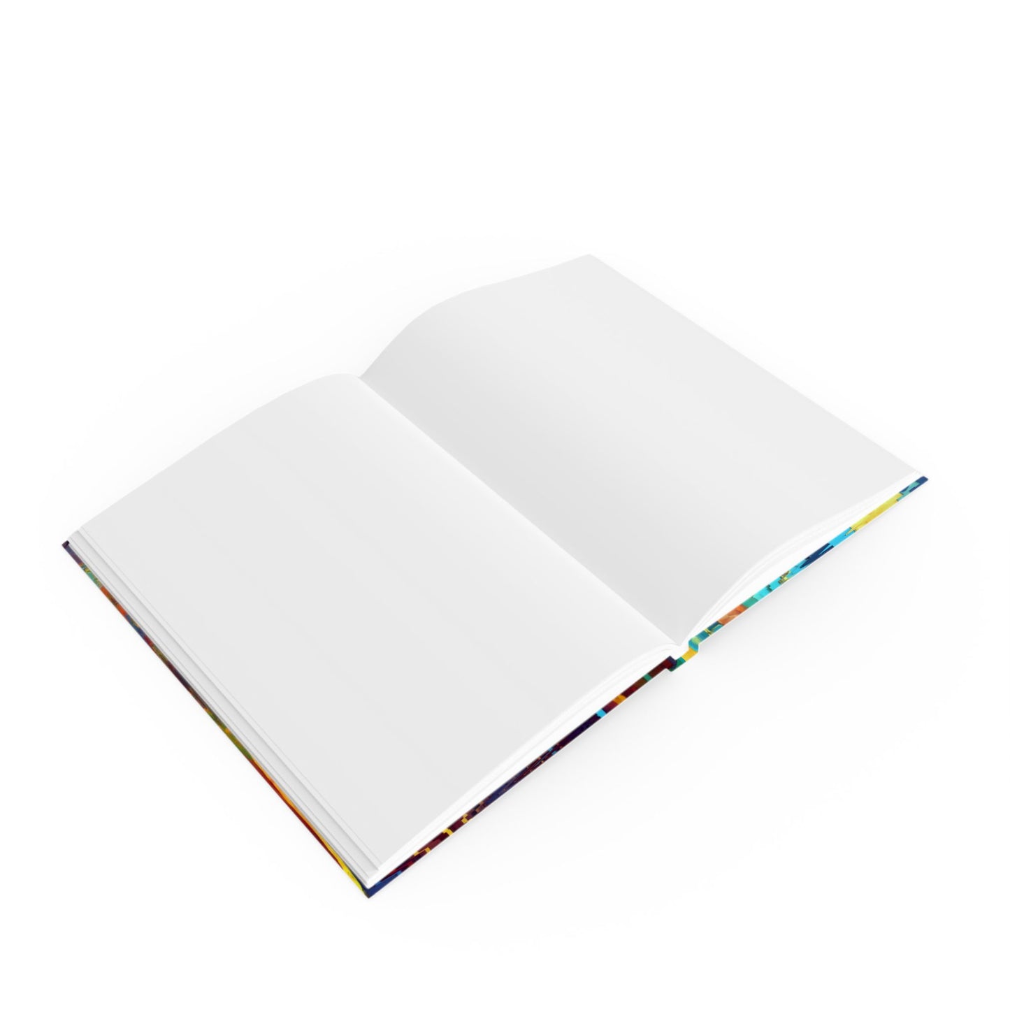 Striped Alpha 5.2" x 7.4" Hard Backed Journal with 128 blank pages