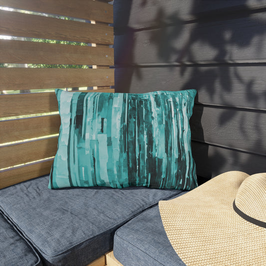 Striped Tif 20" x 14" Outdoor Pillow