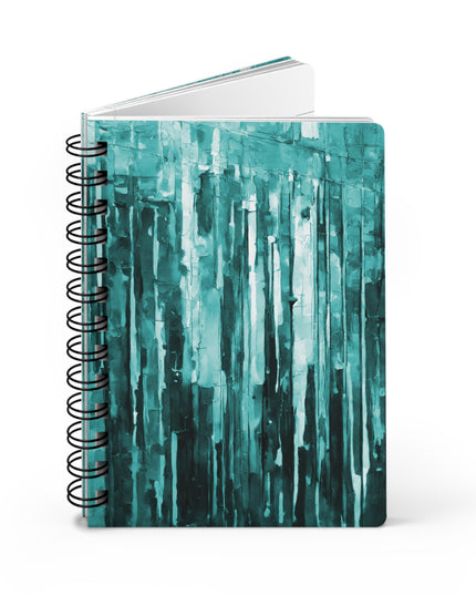Striped Tif Spiral Bound Journal, 5" x 7" 150 pages