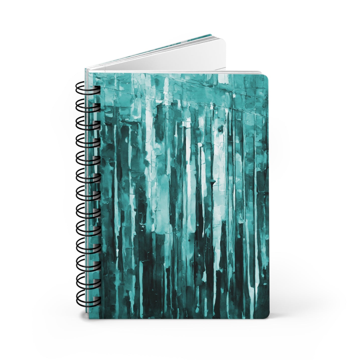 Striped Tif Spiral Bound Journal, 5" x 7" 150 pages