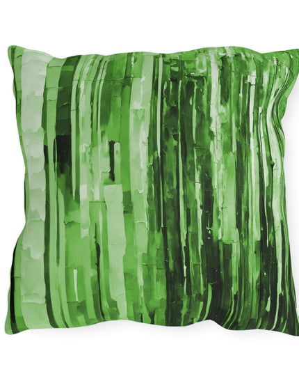 Striped Mint Pastel 18" x 18" Outdoor Pillow
