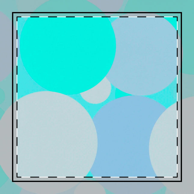 Pastel Tan and Tif Patches Poly Twill Napkin, 10" x 10"