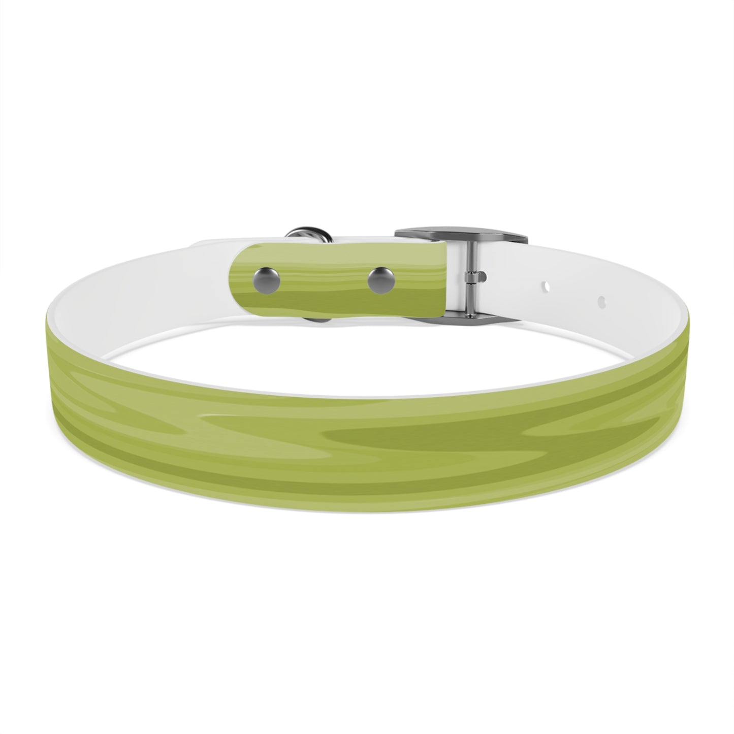 Lemon Wavey Large Dog Collar