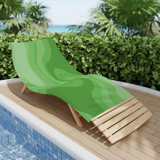 Greenie Meanie Wavey Beach Towel, 30" x 60"