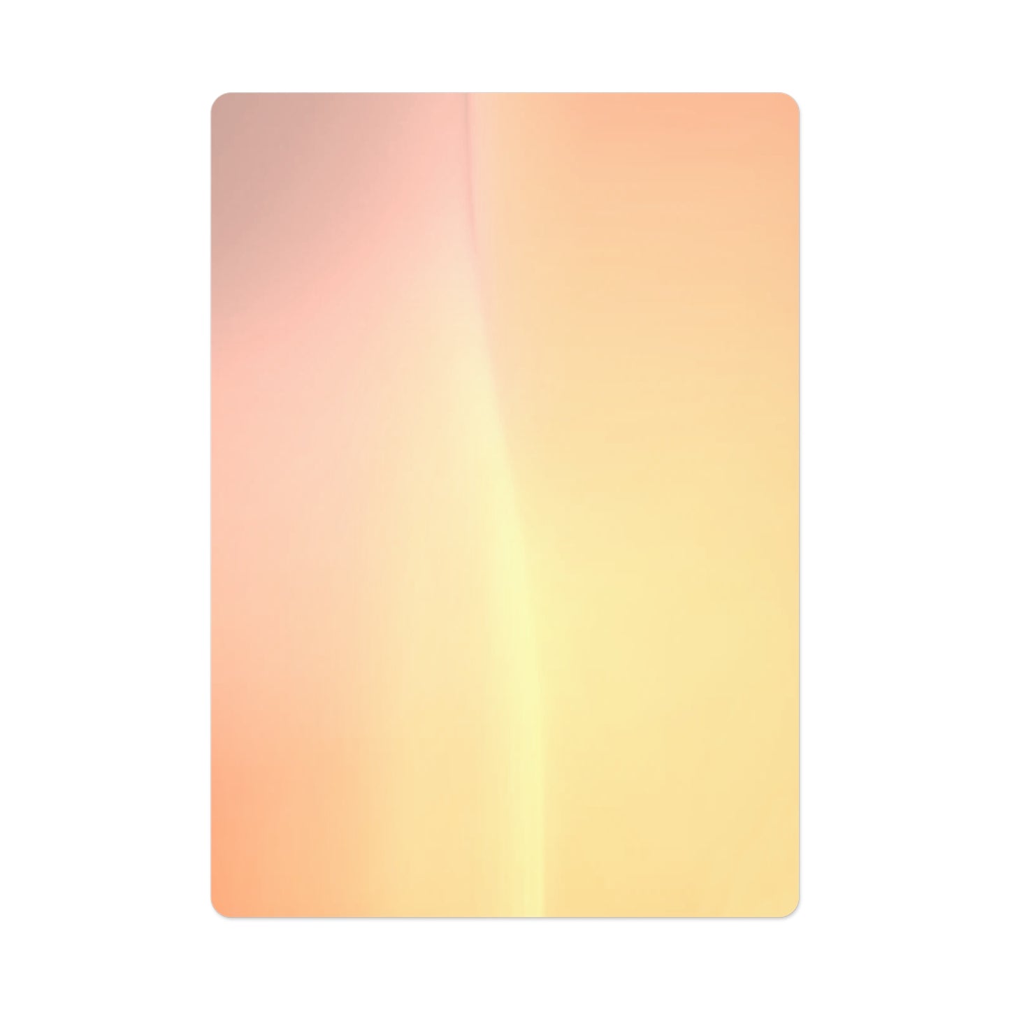 Hot Peach Fade Poker Cards