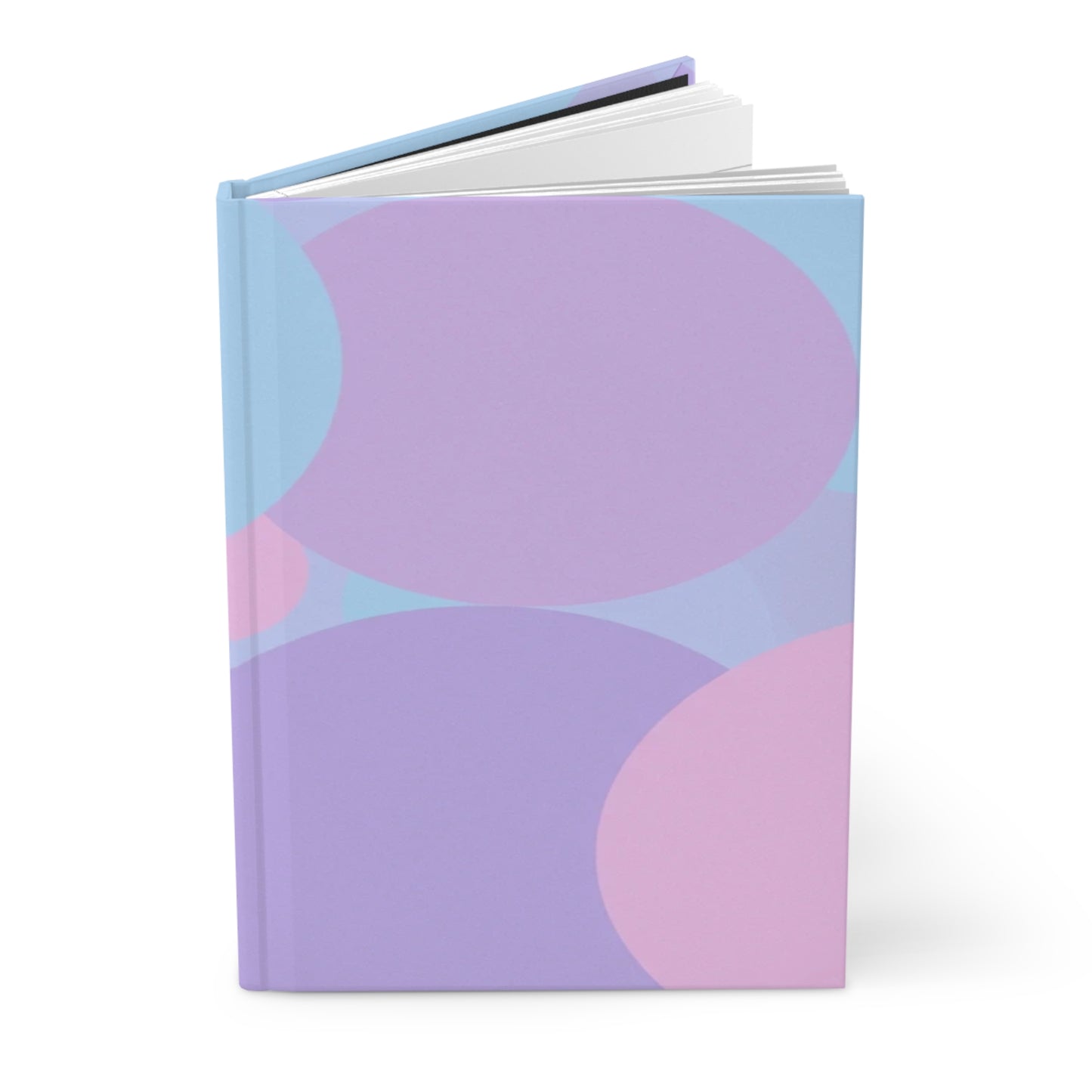 Pastel Purple and Mauve Patches 5.75" x 8" Hardcover Journal Matte with 150 lined pages