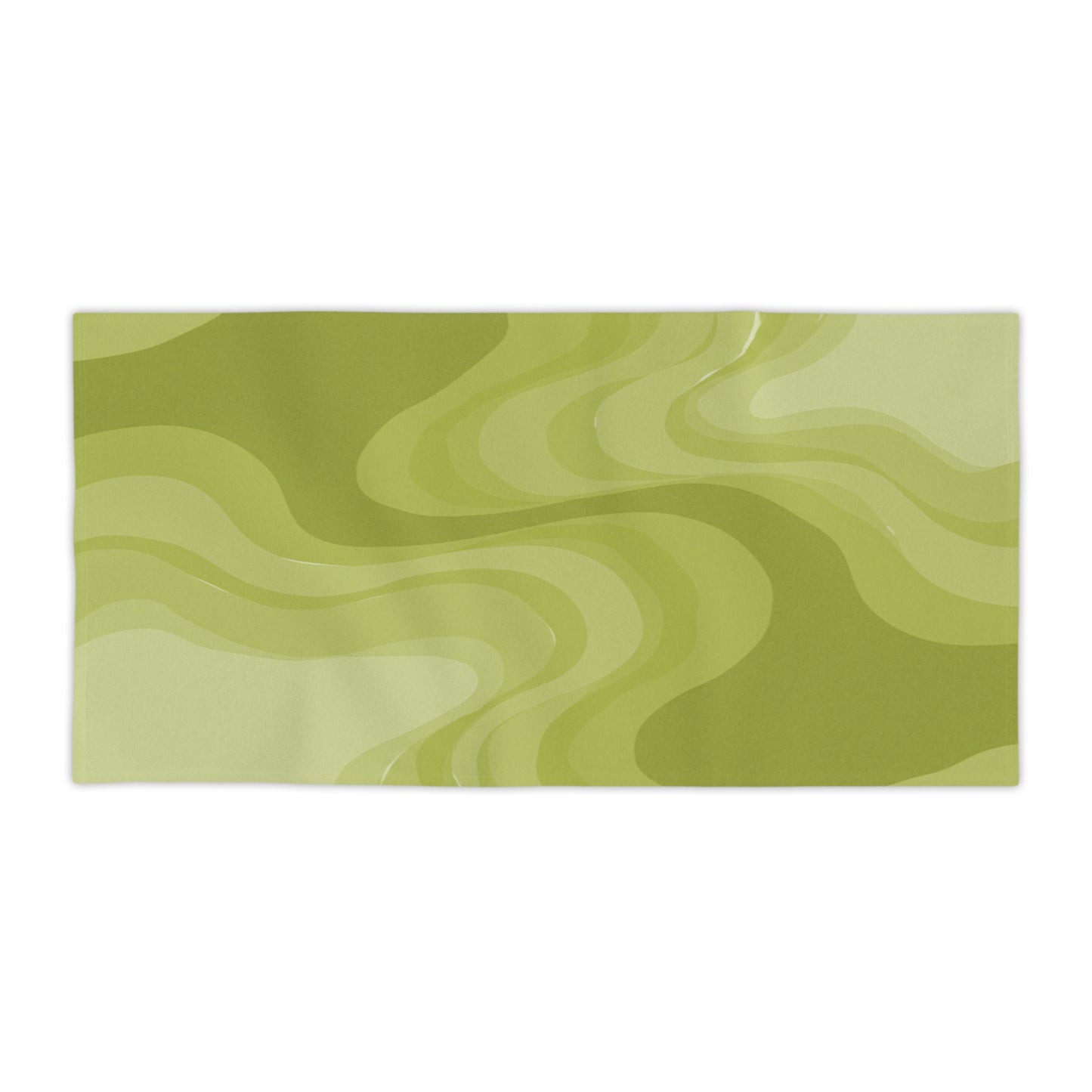 Lemon Wavey Beach Towel, 30" x 60"