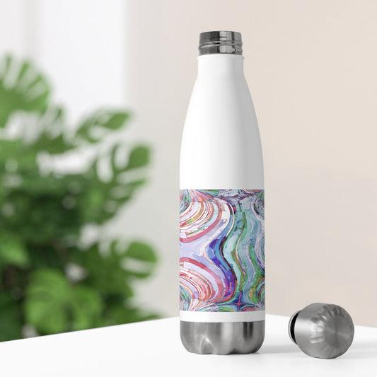 Uzi Spiral Pastels 20oz Insulated Water Bottle