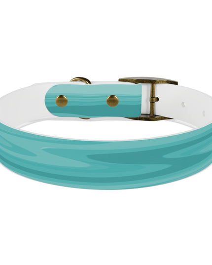 Tif Green Wavey Medium Dog Collar