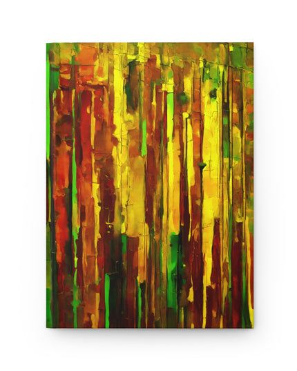 Striped Beta 5.75" x 8" Hardcover Journal Matte with 150 lined pages