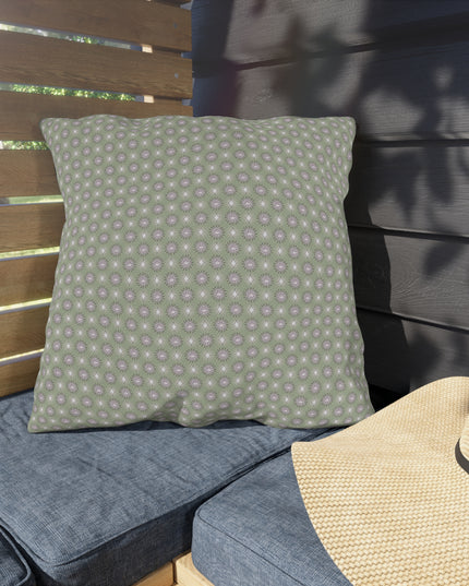 Olive Star-crossed Bodies 20" x 20" Outdoor Pillow