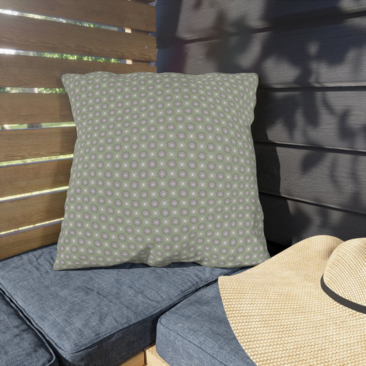 Olive Star-crossed Bodies 20" x 20" Outdoor Pillow