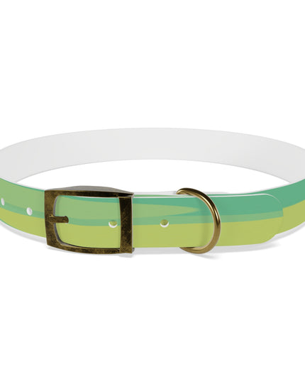 Pastel Green Patches Extra Large Dog Collar