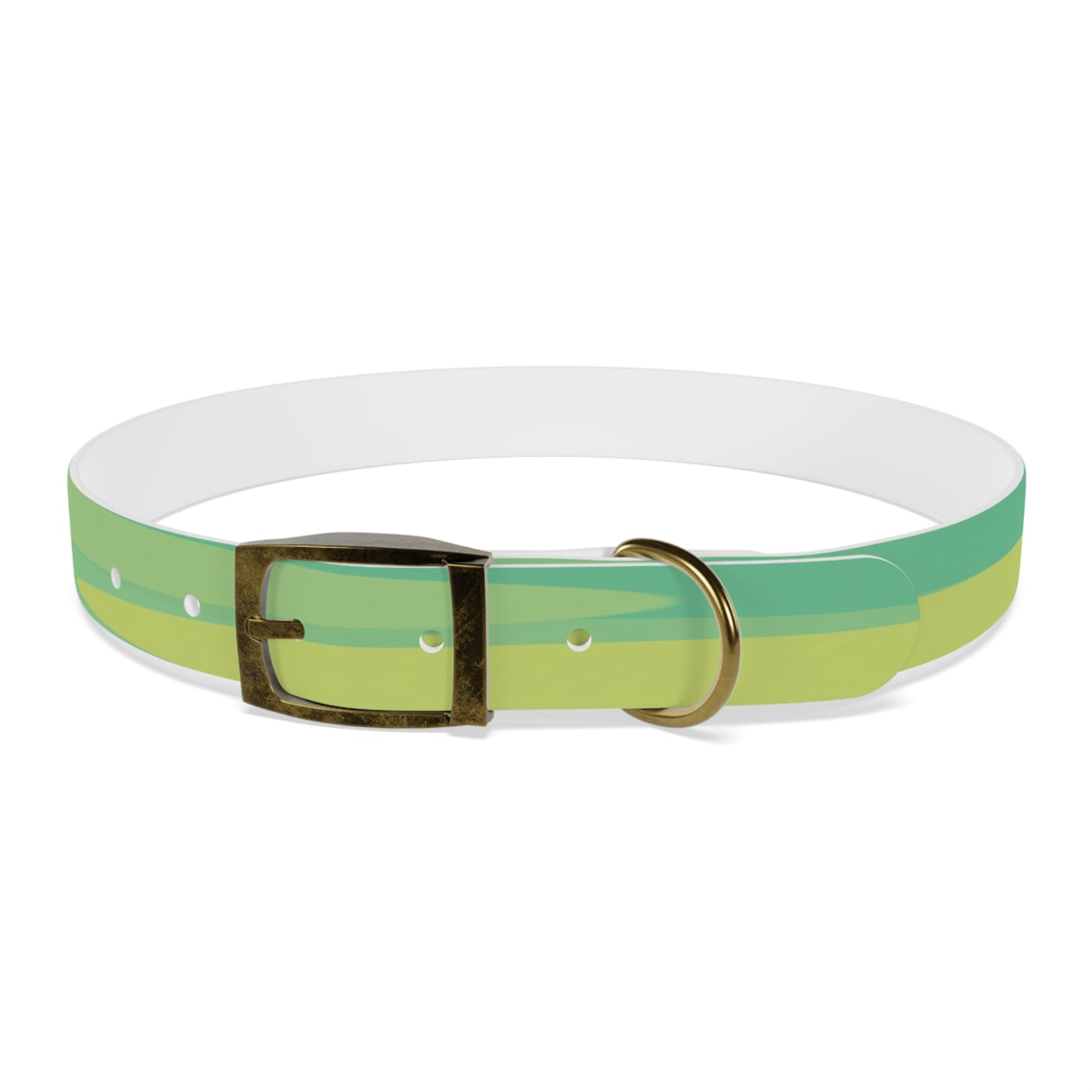 Pastel Green Patches Extra Large Dog Collar
