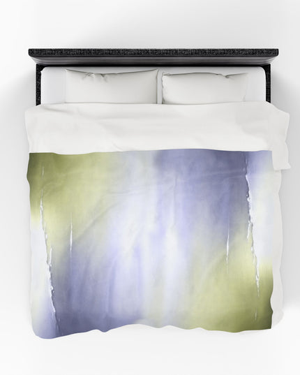 Lavender Sea Golden Fog Velveteen Plush Blanket, 60" x 80"