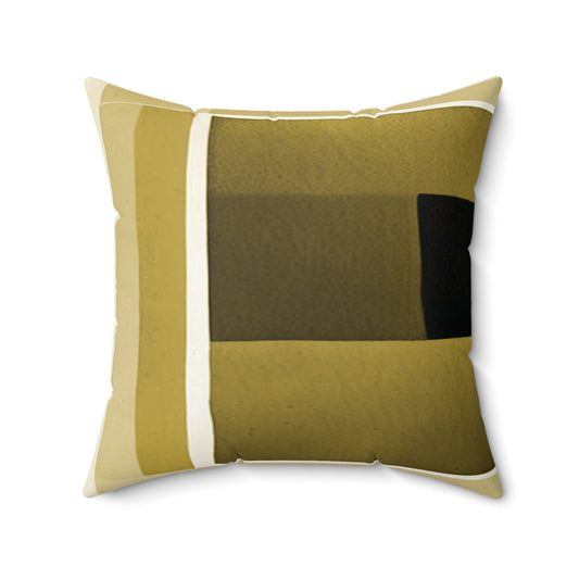 Tan Shadow 20" x 20" Faux Suede Square Pillow