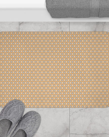 Tan Sunset Star-crossed Bodies 34" x 21" Bath Mat