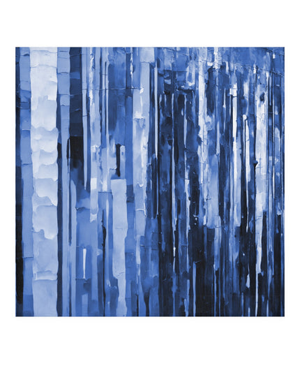 Striped Deep Blue Towel, 13" x 13"