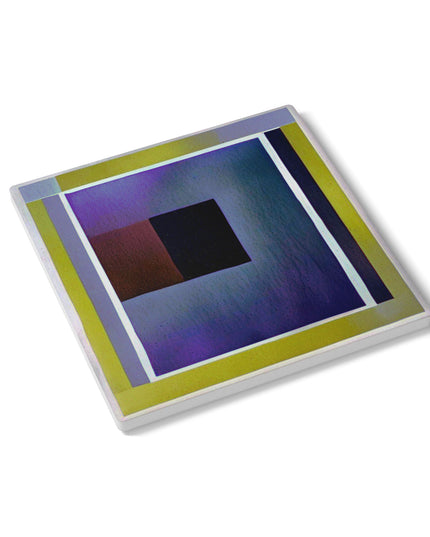 Zeta Shadow 4" x 4" Square Ceramic Coaster