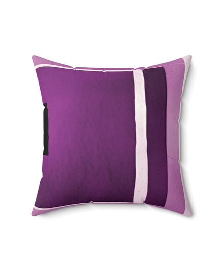 Magenta Shadow 16" x 16" Faux Suede Square Pillow