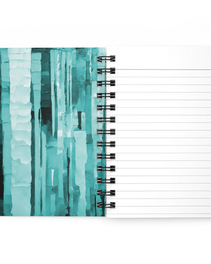 Striped Tif Spiral Bound Journal, 5" x 7" 150 pages