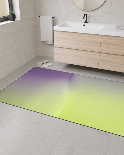 Purple Golden Fade 48" x 72" Heavy Duty Floor Mat