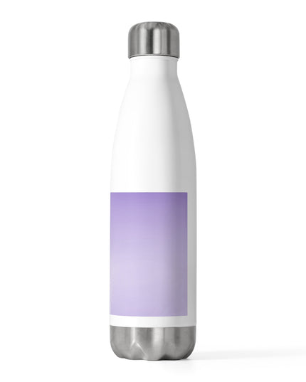 Power Purple Fade 20oz Insulated White Water Bottle