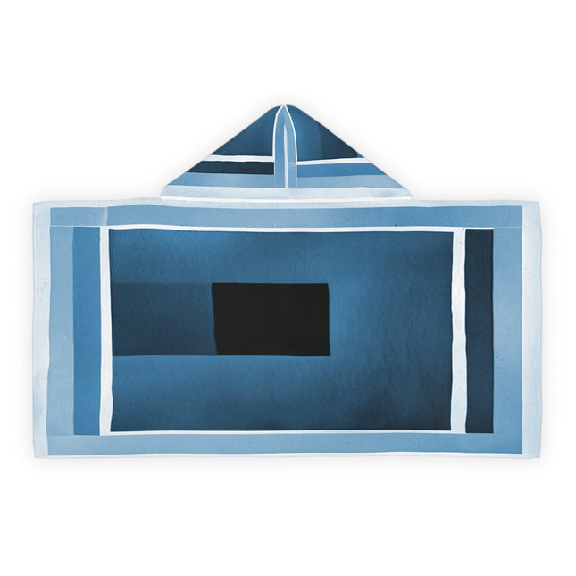 Blue Shadow Youth Hooded Towel, 24" x 48"