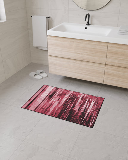 Striped Ruby 24" x 36" Heavy Duty Floor Mat