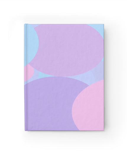 Pastel Purple and Mauve Patches 5" x 7" Journal - 128 Ruled Line pages