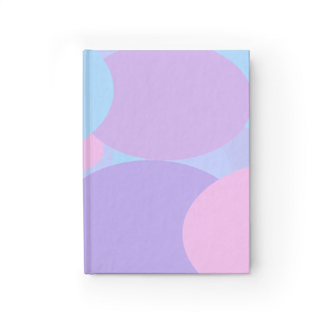 Pastel Purple and Mauve Patches 5" x 7" Journal - 128 Ruled Line pages