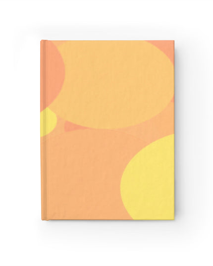 Pastel Bright Oranges Patches 5" x 7" Journal - 128 Blank pages