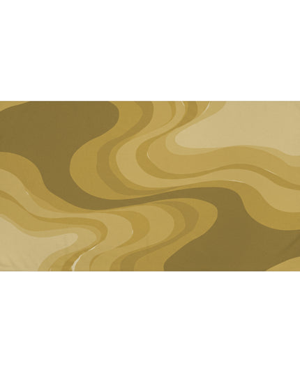 Brown Wavey 30" x 60" Mink-Cotton Towel (50% polyester, 50% cotton)