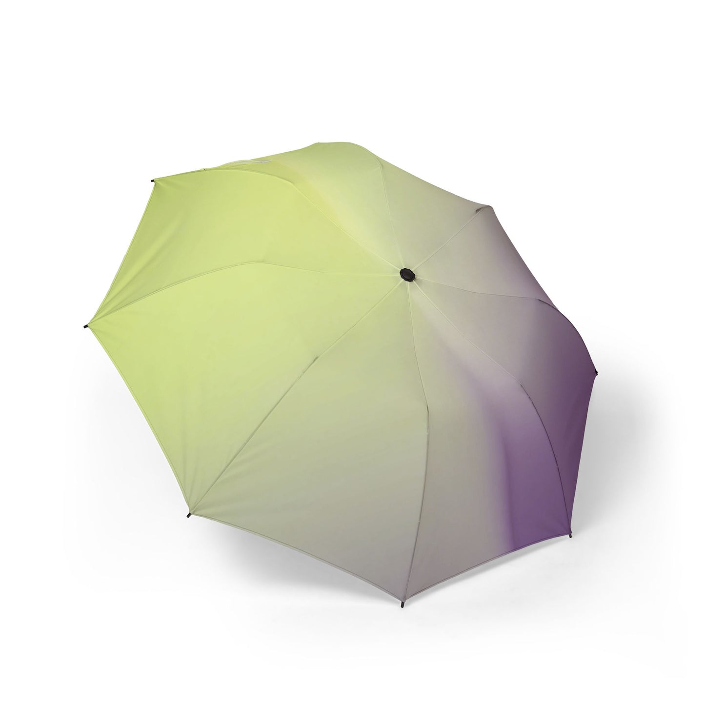 Purple Golden Fade Foldable Umbrella - Compact & Chic