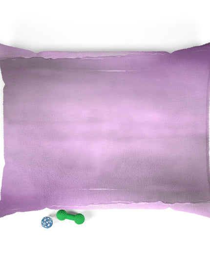 Dark Pink Sea Amethyst Fog 50" × 40" Pet Bed