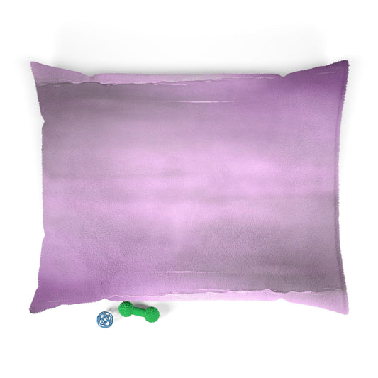 Dark Pink Sea Amethyst Fog 50" × 40" Pet Bed