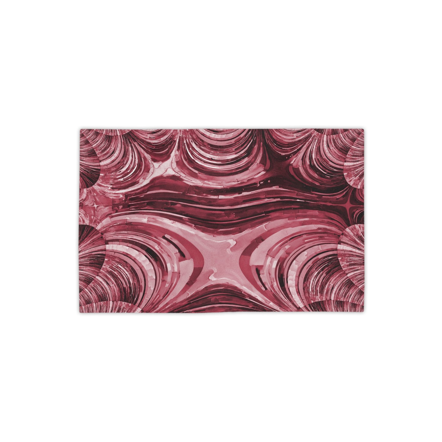 Uzi Spiral Ruby Beach Towel, 18" x 27"
