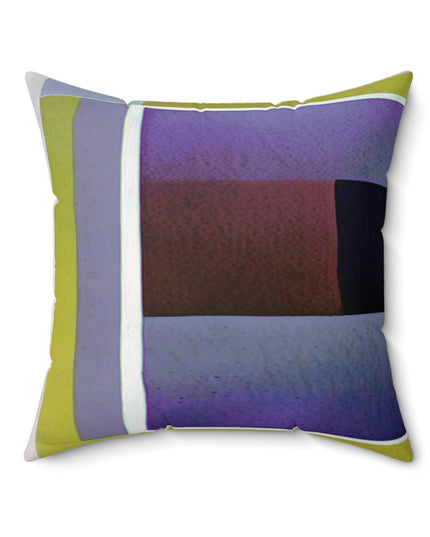 Zeta Shadow 20" x 20" Faux Suede Square Pillow
