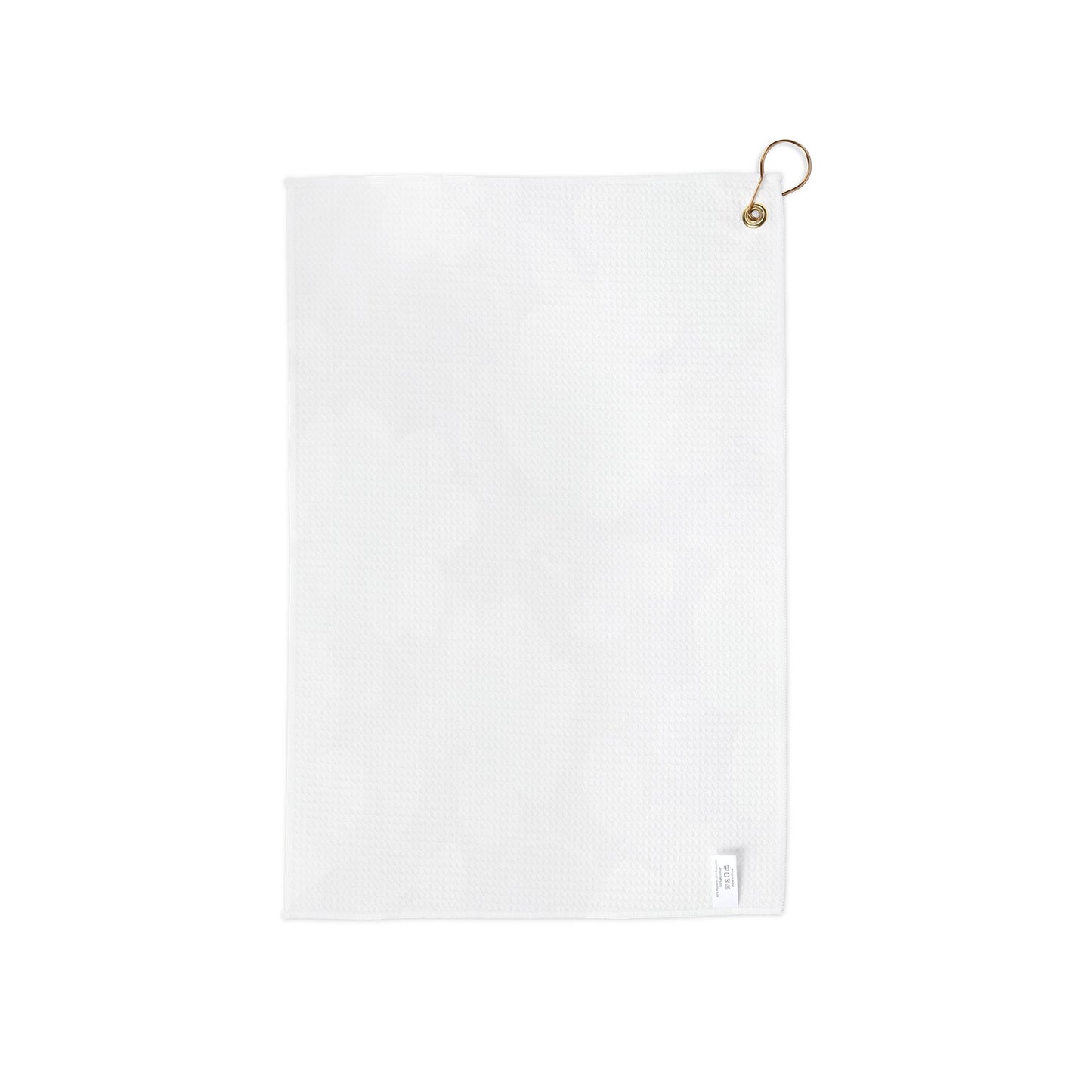 Lime Lavender Floral Bunch Golf Towel, 16" x 24"